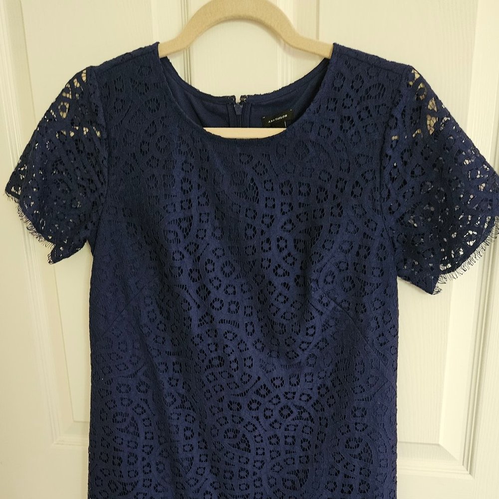Ann Taylor blue dress 0